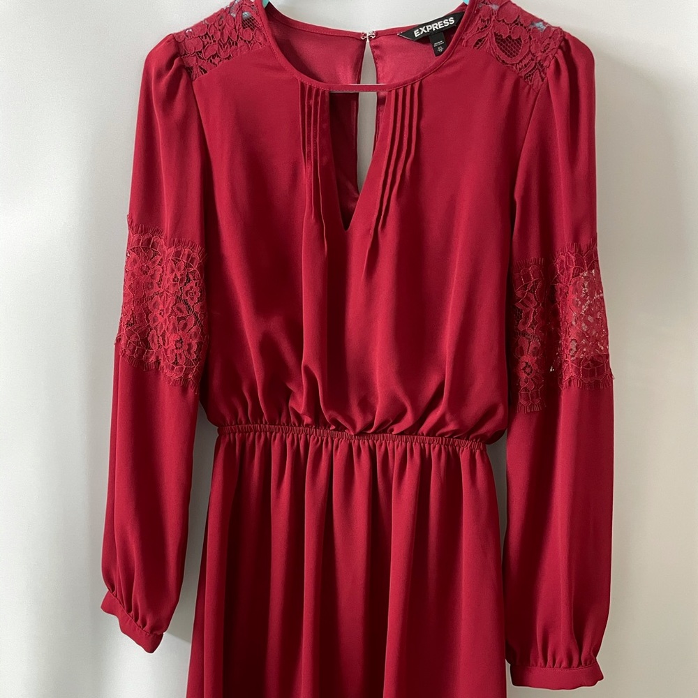 Maroon Express dress